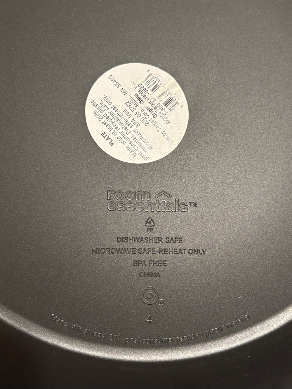 Room Essentials Poly Pro Dinner Plates - Picture 6 of 7